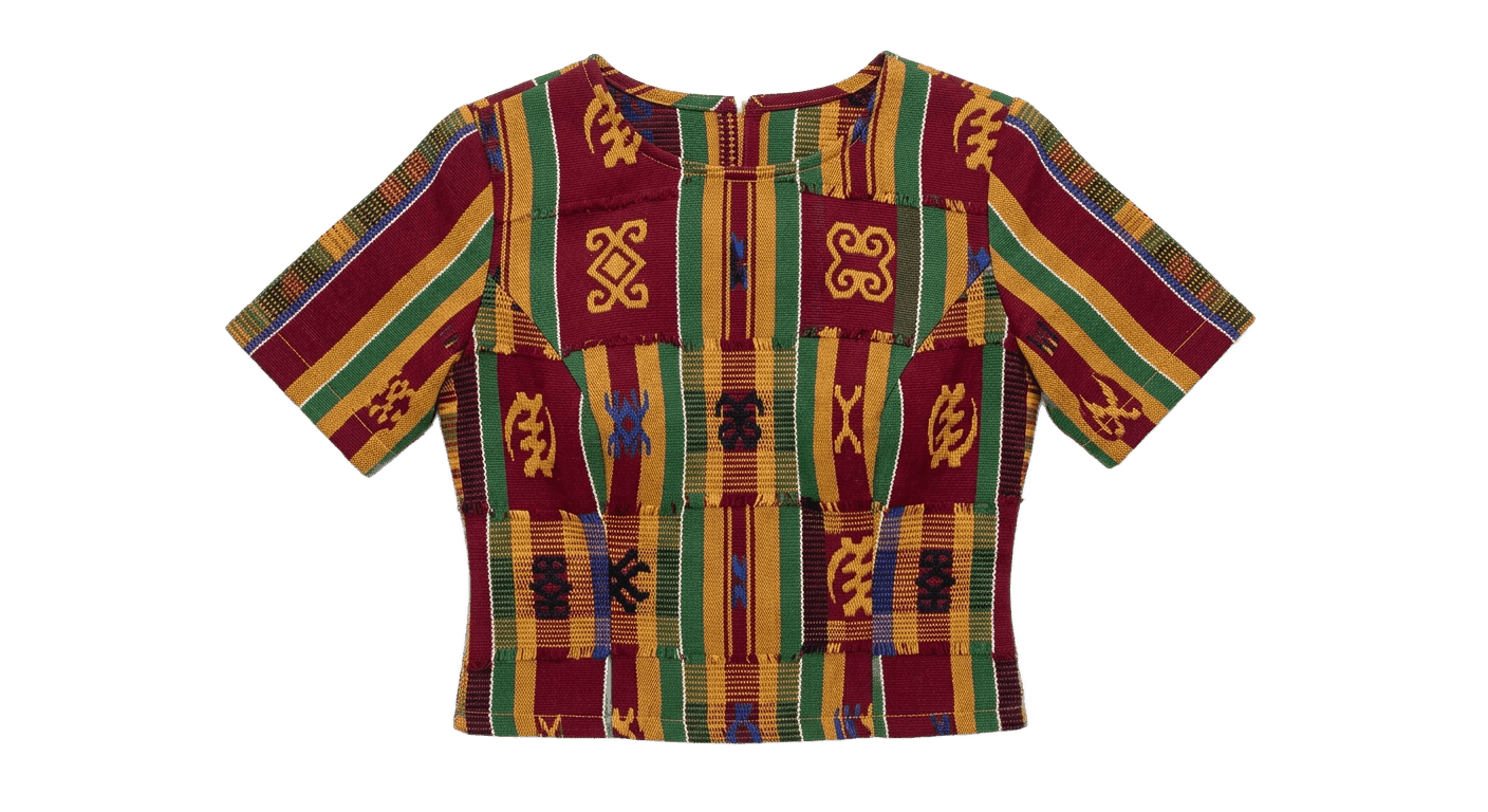 Kente Print Top