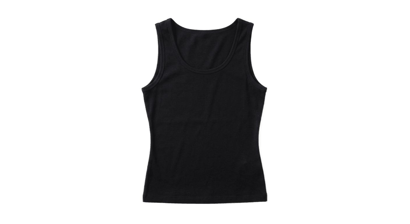 Black Scoop Top