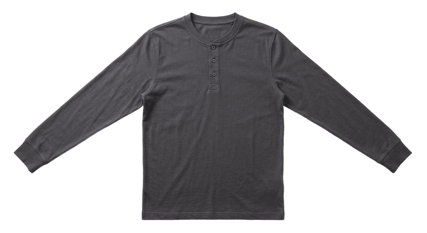 Charcoal Henley